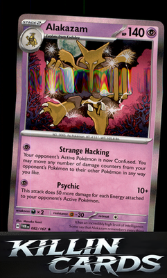 Alakazam 082/167 Pokemon Rare SV06: Twilight Masquerade Card NM