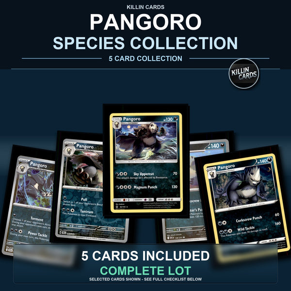 Pokemon TCG Pangoro Species Collection 5 Different Cards