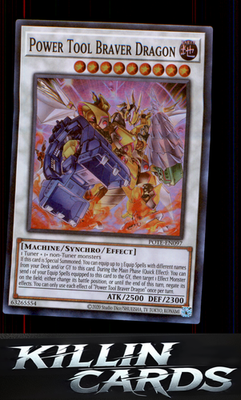 1st Edition Power Tool Braver Dragon POTE-EN097 YuGiOh Super Rare Power of the E