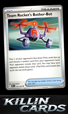 Team Rocket's Bother-Bot 172/182 Pokemon Uncommon SV10: Destined Rivals Card NM