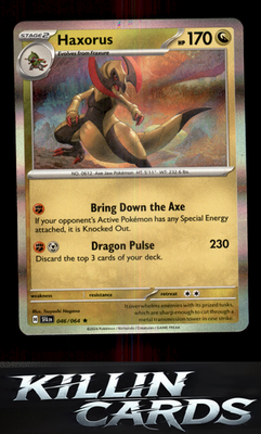 Haxorus 046/064 Pokemon Rare SV: Shrouded Fable Card NM