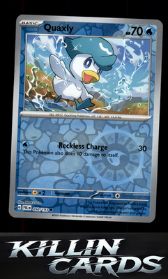 Reverse Holofoil Quaxly - 050/193 050/193 Pokemon Common SV02: Paldea Evolved Ca
