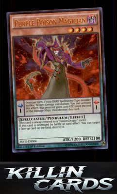 1st Edition Purple Poison Magician PEVO-EN006 YuGiOh Ultra Rare Pendulum Evoluti