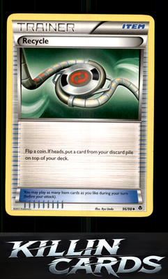 Recycle 96/98 Pokemon Uncommon Emerging Powers Card LP