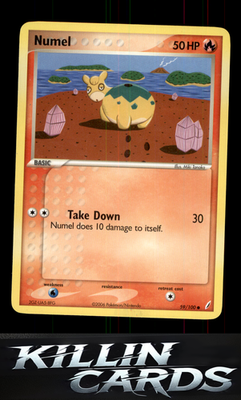 Numel 59/100 Pokemon Common Crystal Guardians Card LP