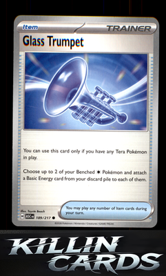Glass Trumpet - 189/217 189/217 Pokemon Common ME: Ascended Heroes Card NM