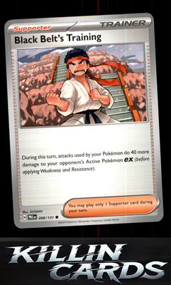 Black Belt's Training - 098/131 098/131 Pokemon Common SV: Prismatic Evolutions