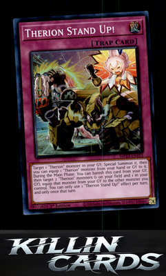 1st Edition Therion Stand Up! MP23-EN101 YuGiOh Super Rare 25th Anniversary Tin: