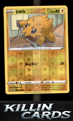 Reverse Holofoil Joltik 055/185 Pokemon Common SWSH04: Vivid Voltage Card NM