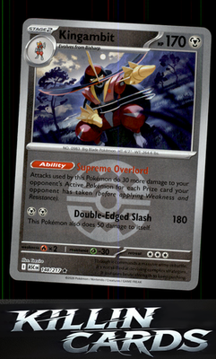 Reverse Holofoil Kingambit (Quick Ball) 148/217 Pokemon Rare ME: Ascended Heroes