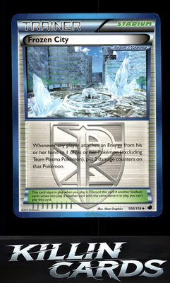 Frozen City (Team Plasma) 100/116 Pokemon Uncommon Plasma Freeze Card LP