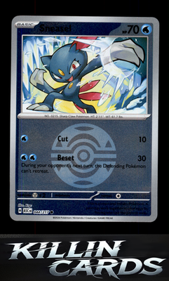 Reverse Holofoil Sneasel (Dusk Ball) 044/217 Pokemon Common ME: Ascended Heroes