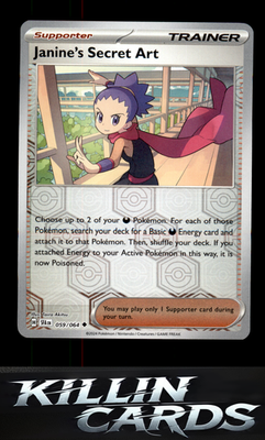 Reverse Holofoil Janine's Secret Art - 059/064 059/064 Pokemon Uncommon SV: Shro
