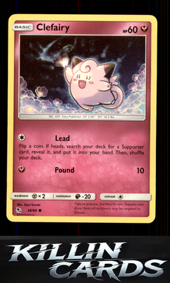 Clefairy (38) 38/68 Pokemon Common Hidden Fates Card NM