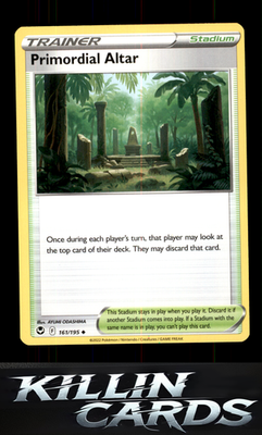 Primordial Altar 161/195 Pokemon Uncommon SWSH12: Silver Tempest Card NM