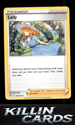 Lady 159/196 Pokemon Uncommon SWSH11: Lost Origin Card NM