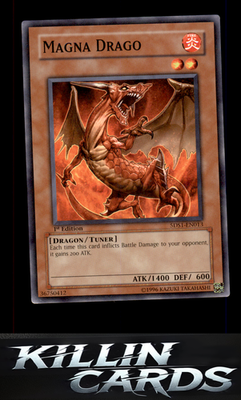 1st Edition Magna Drago 5DS1-EN013 YuGiOh Common 5D's 2008 Starter Deck Card NM