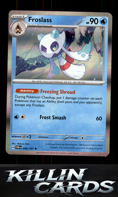 Froslass - 053/167 053/167 Pokemon Rare SV06: Twilight Masquerade Card NM
