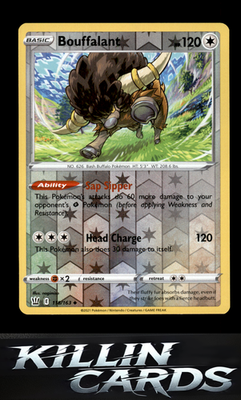 Reverse Holofoil Bouffalant 118/163 Pokemon Uncommon SWSH05: Battle Styles Card