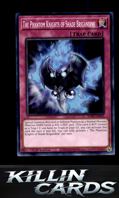 1st Edition The Phantom Knights of Shade Brigandine SDBT-EN035 YuGiOh Common Str