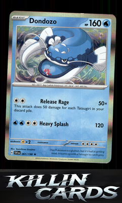 Dondozo - 061/198 061/198 Pokemon Rare SV01: Scarlet & Violet Base Set Card NM
