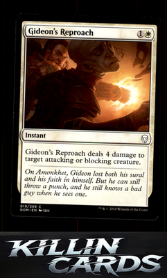 Gideon's Reproach 19 Magic C Dominaria Card NM