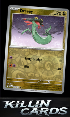 Reverse Holofoil Dreepy 071/131 Pokemon Common SV: Prismatic Evolutions Card NM
