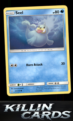 Seel 44/214 Pokemon Common SM - Unbroken Bonds Card NM