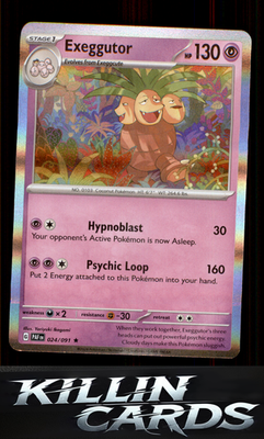 Exeggutor 024/091 Pokemon Rare SV: Paldean Fates Card NM