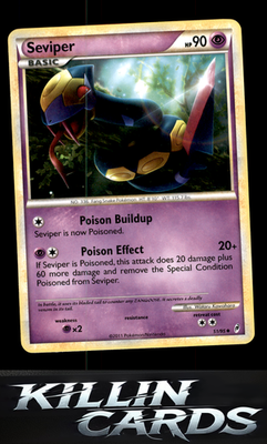 Seviper 51/95 Pokemon Uncommon Call of Legends Card LP