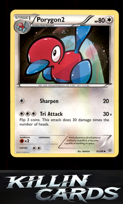 Porygon2 65/98 Pokemon Uncommon XY - Ancient Origins Card LP