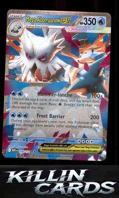 Mega Abomasnow ex - 036/132 036/132 Pokemon Double Rare ME01: Mega Evolution Car