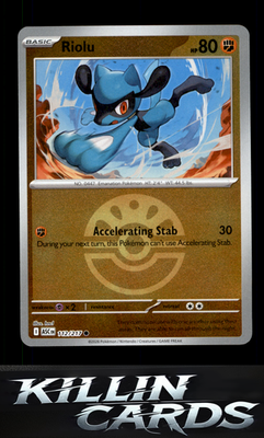 Reverse Holofoil Riolu (Friend Ball) 112/217 Pokemon Common ME: Ascended Heroes