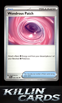 Wondrous Patch 094/094 Pokemon Uncommon ME02: Phantasmal Flames Card NM