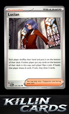 Lucian - 157/167 157/167 Pokemon Uncommon SV06: Twilight Masquerade Card NM