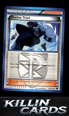 Shadow Triad (Team Plasma) 102/116 Pokemon Uncommon Plasma Freeze Card LP