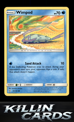Wimpod 50/236 Pokemon Common SM - Unified Minds Card NM