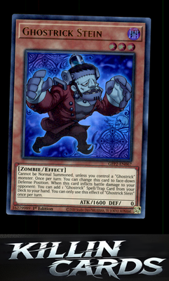 1st Edition Ghostrick Stein GFP2-EN067 YuGiOh Ultra Rare Ghosts From the Past: T