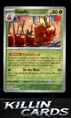 Reverse Holofoil Dipplin - 018/167 018/167 Pokemon Uncommon SV06: Twilight Masqu