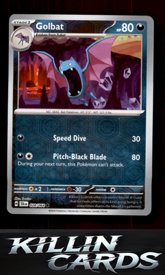 Reverse Holofoil Golbat 028/064 Pokemon Common SV: Shrouded Fable Card NM