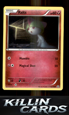 Ralts 52/98 Pokemon Common XY - Ancient Origins Card NM