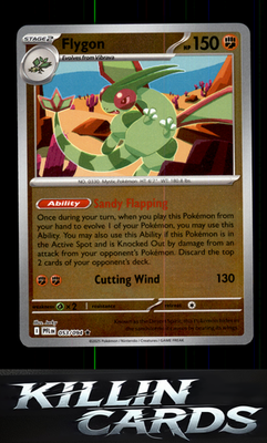 Reverse Holofoil Flygon - 053/094 053/094 Pokemon Rare ME02: Phantasmal Flames C