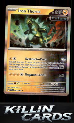 Iron Thorns 062/162 Pokemon Rare SV05: Temporal Forces Card NM