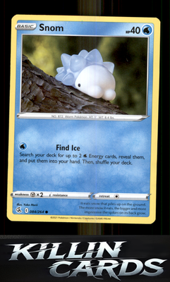 Snom 084/264 Pokemon Common SWSH08: Fusion Strike Card NM