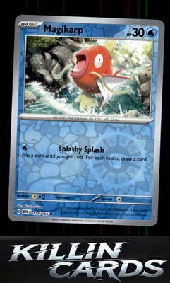 Reverse Holofoil Magikarp 129/165 Pokemon Common SV: Scarlet & Violet 151 Card N