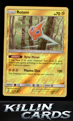 Reverse Holofoil Rotom 50/156 Pokemon Uncommon SM - Ultra Prism Card NM