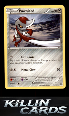 Pawniard 81/146 Pokemon Common XY Base Set Card LP