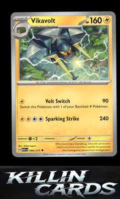 Vikavolt - 066/217 066/217 Pokemon Uncommon ME: Ascended Heroes Card NM