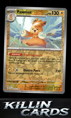 Reverse Holofoil Pawmot - 076/198 076/198 Pokemon Rare SV01: Scarlet & Violet Ba