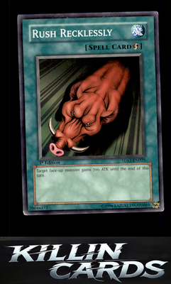 1st Edition Rush Recklessly 5DS1-EN025 YuGiOh Common 5D's 2008 Starter Deck Card